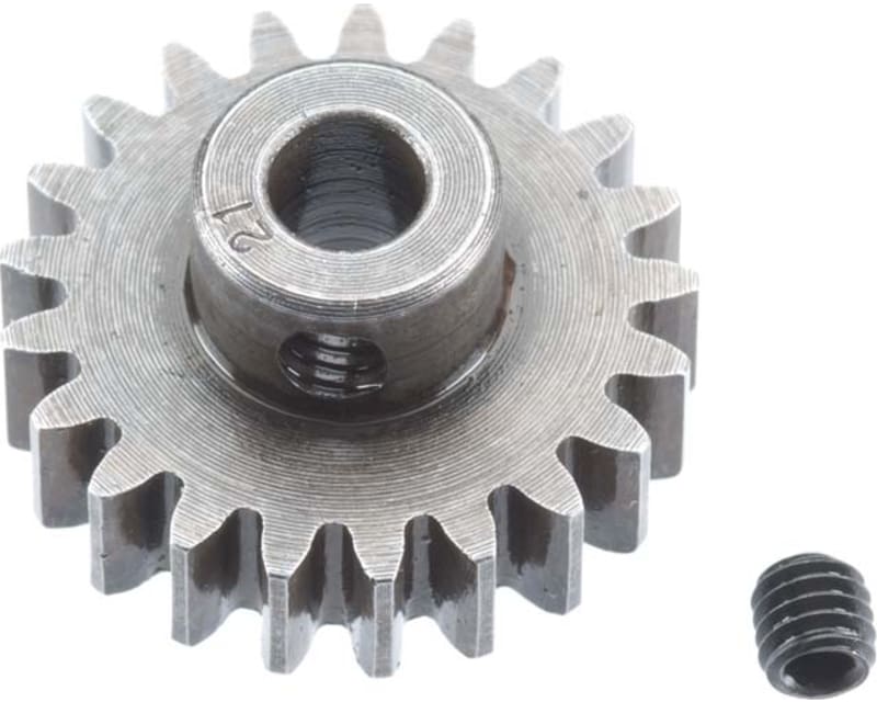 Extra Hard 5mm Bore (1.0 Mod) Pinion 21 Teeth