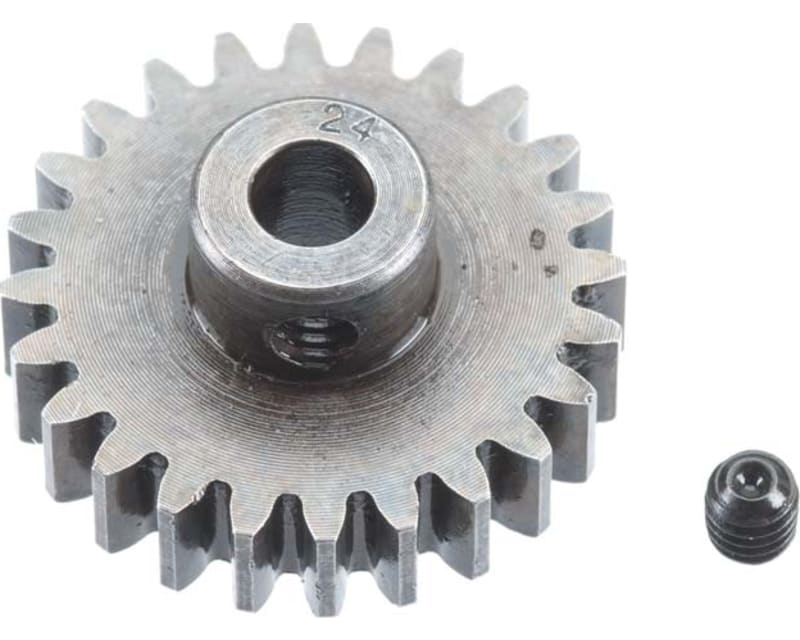 Extra Hard 5mm Bore (1.0 Mod) Pinion 24 Teeth