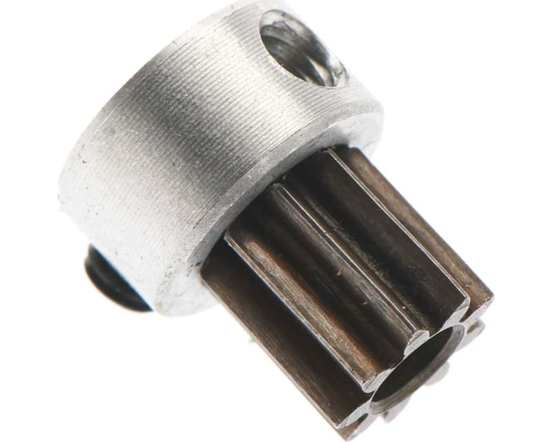 X-Hard/Wide 48P Motorgear 9T. Size 1/8 W/ Collar 3mm S/S.