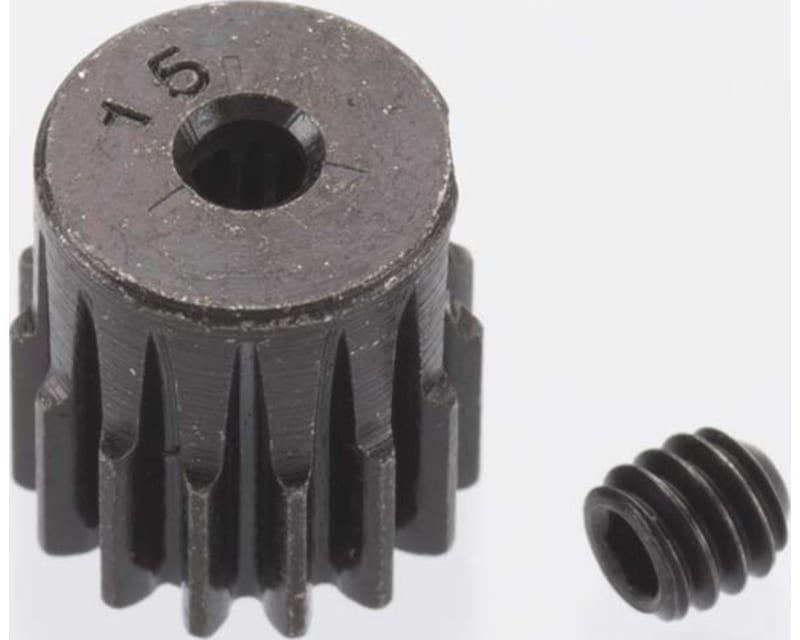 Hard Blackened Steel Mini Pinion 2mm .5 Mod 15t
