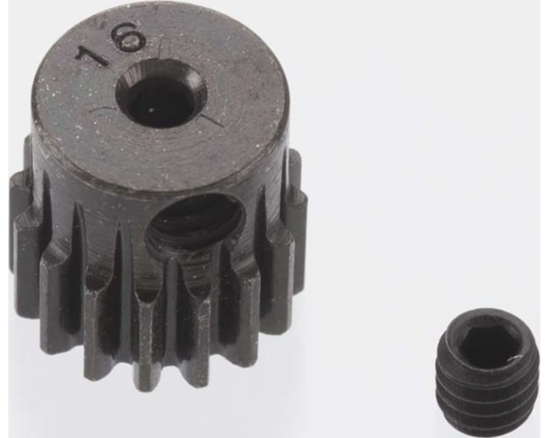 Hard Blackened Steel Mini Pinion 2mm .5 Mod 16T