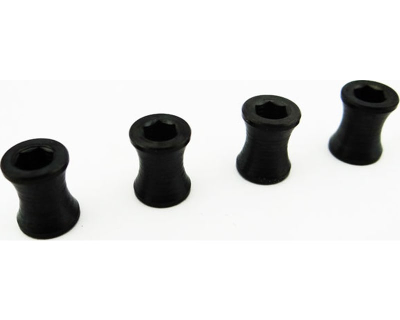 Black Steel M4 Wheel Barrel Nut Fastener