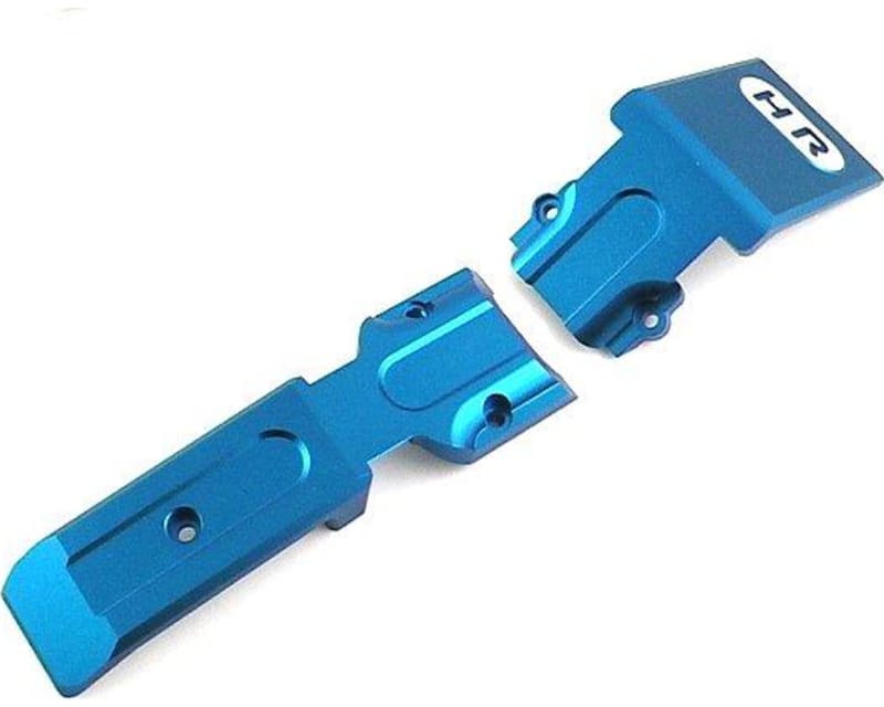 Blue Aluminum Front Skid Plate photo