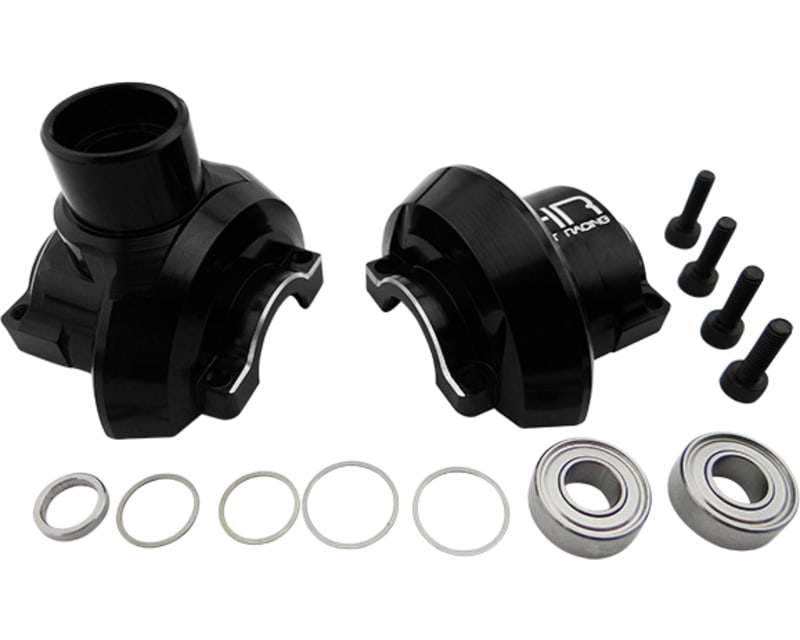 Heavy Duty CNC Aluminum Outer Diff Case Black Revo