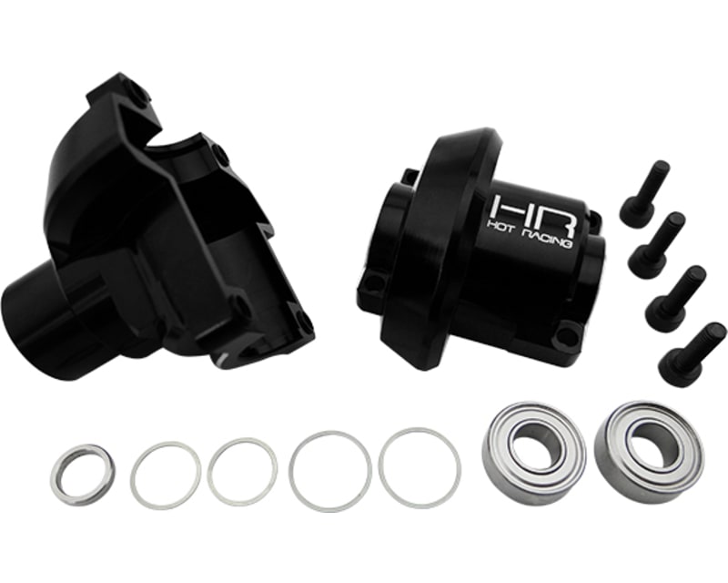 Heavy Duty CNC Aluminum Outer Diff Case Black Revo