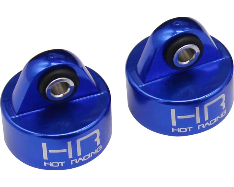 Tap to zoom discontinued Aluminum 1:10 GTR Shock Caps (Blue)(2) - TRA