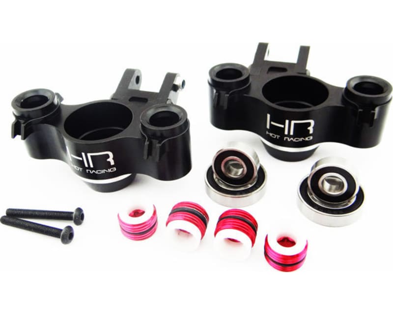Tap to zoom Aluminum Axle Carriers W/ Bearings & Carbon Arms (Black) - Tra