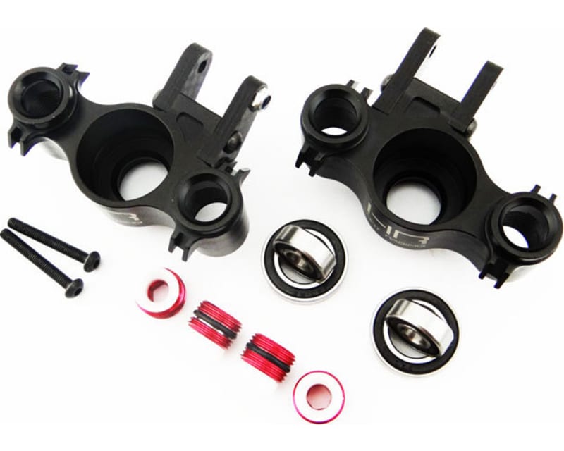 Tap to zoom Aluminum Axle Carriers W/ Bearings & Carbon Arms (Black) - Tra