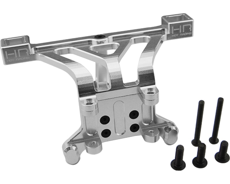 Tap to zoom discontinued Aluminum Front Body Mount (Silver) - E-Revo Revo Sl