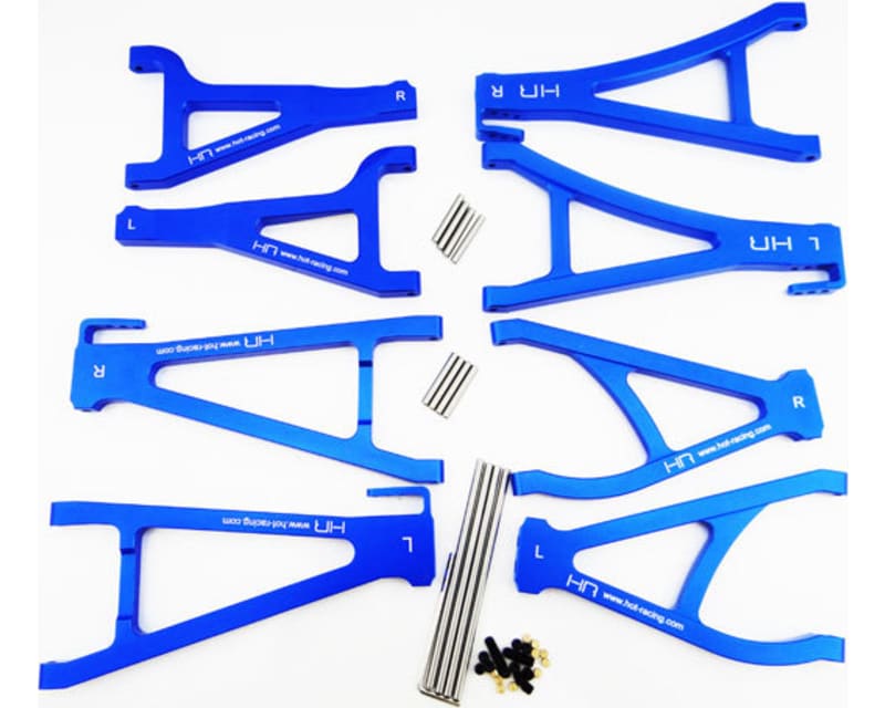 Tap to zoom discontinued Aluminum Complete Arm Set (8)(Blue) - Tra Summit Re