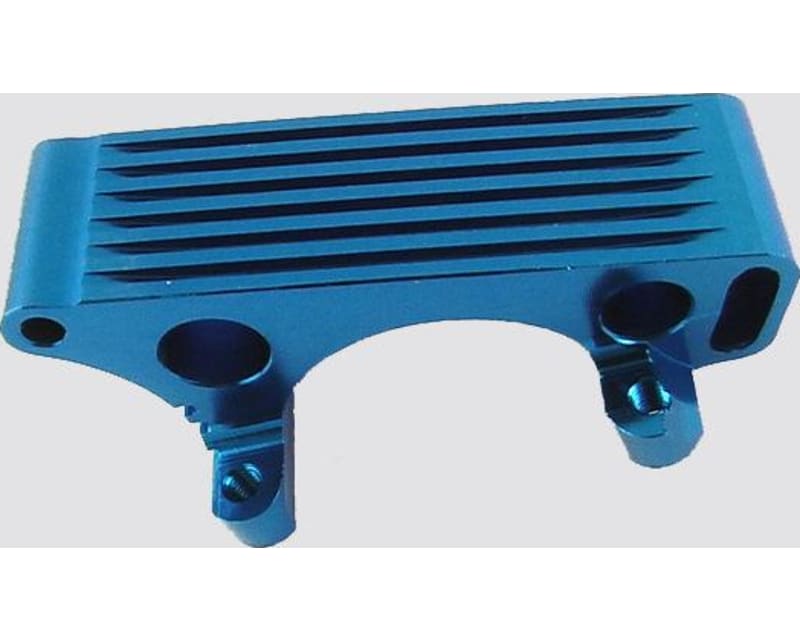 Tap to zoom discontinued TRA Revo Blue Aluminum engine mount w/Heat Sink