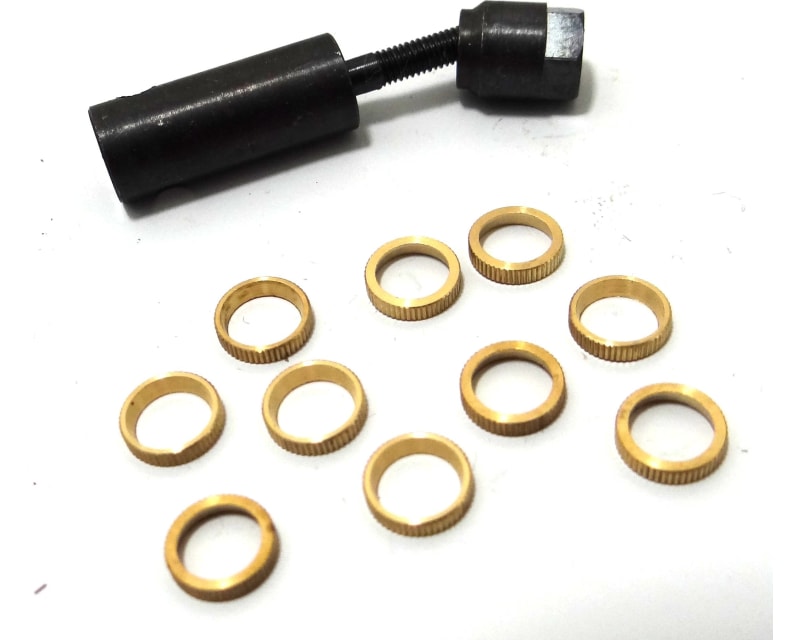 Tap to zoom 5.8 Ball Brass Retainer (10) with Tool