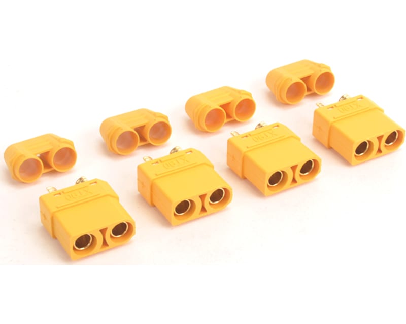 Xt90 Plug with Sheath Female Only - 4 pieces