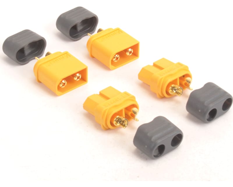 Tap to zoom Xt60 Plug with Sheath M/F - 2 Pieces