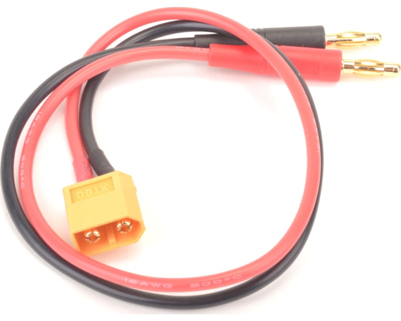 Tap to zoom Banana to Xt60 - 16awg - 300mm - 1pc
