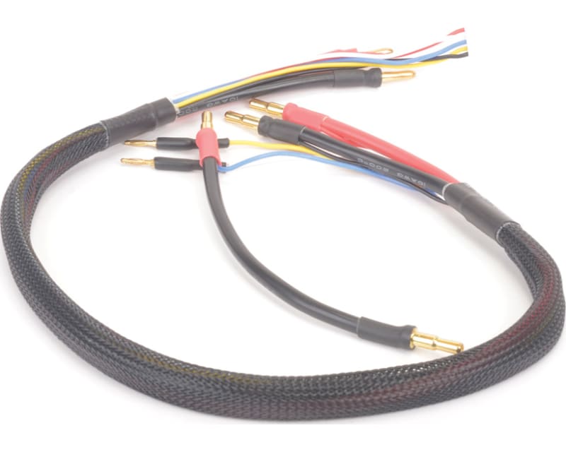 Charge Leads 2 X 2s - Black photo