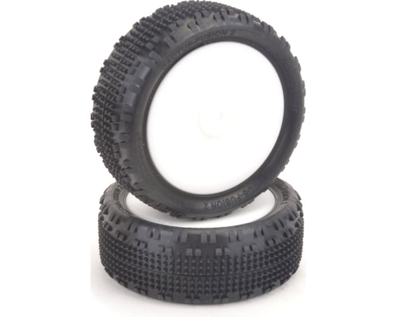 Cactus Fusion 2 - 1:10 4WD Tyres Yell-Pre-Glued