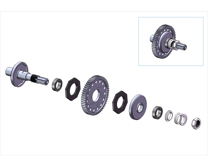 Steel 57T Duel HD Slipper set Arrma 1:10 3S 4S