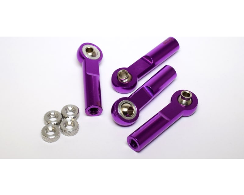 Tap to zoom discontinued Purple 7075 Aluminum Tie Rod Ends (4)