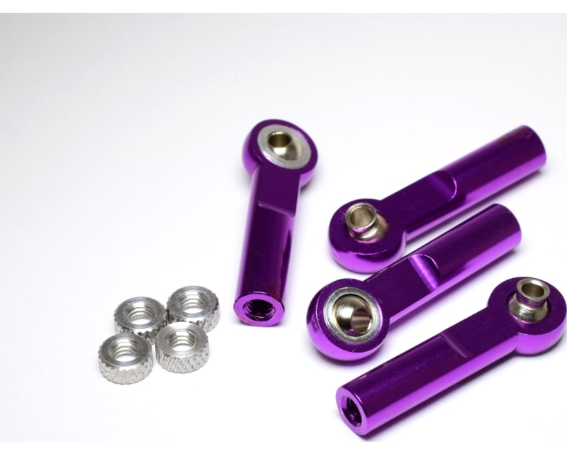 Tap to zoom discontinued Purple 7075 Aluminum Tie Rod Ends (4)