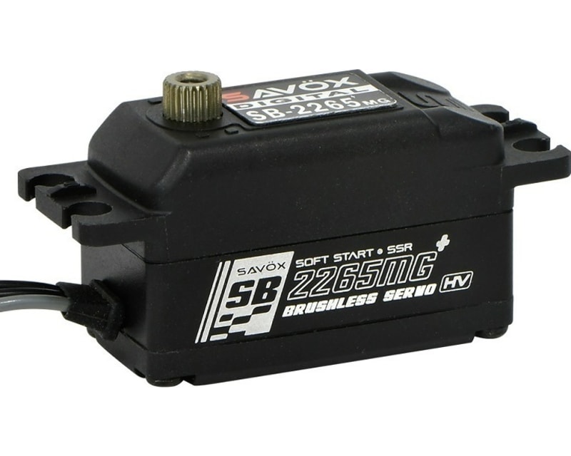 Black Edition Low Profile High Voltage brushless Digital Servo