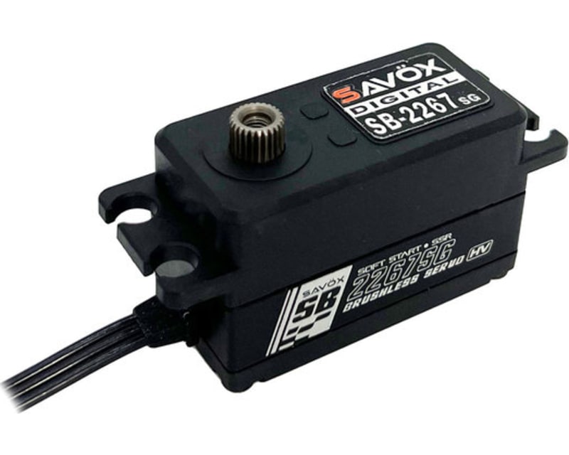 High Voltage Steel Gear Monster Low Profile Servo Soft Start