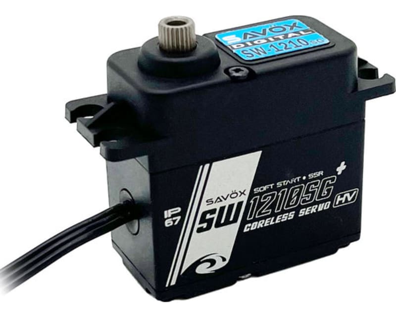 Waterproof High Voltage Coreless Digital Servo with Soft Start 0