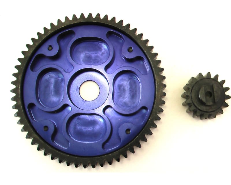 Tap to zoom discontinued Blue Hub Hd 58t 16t Gear HPI Baja
