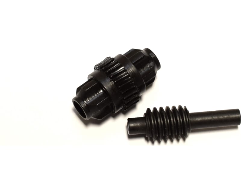 Tap to zoom discontinued Lightened Steel Axle Worm Gear Set (Spool and Pinio