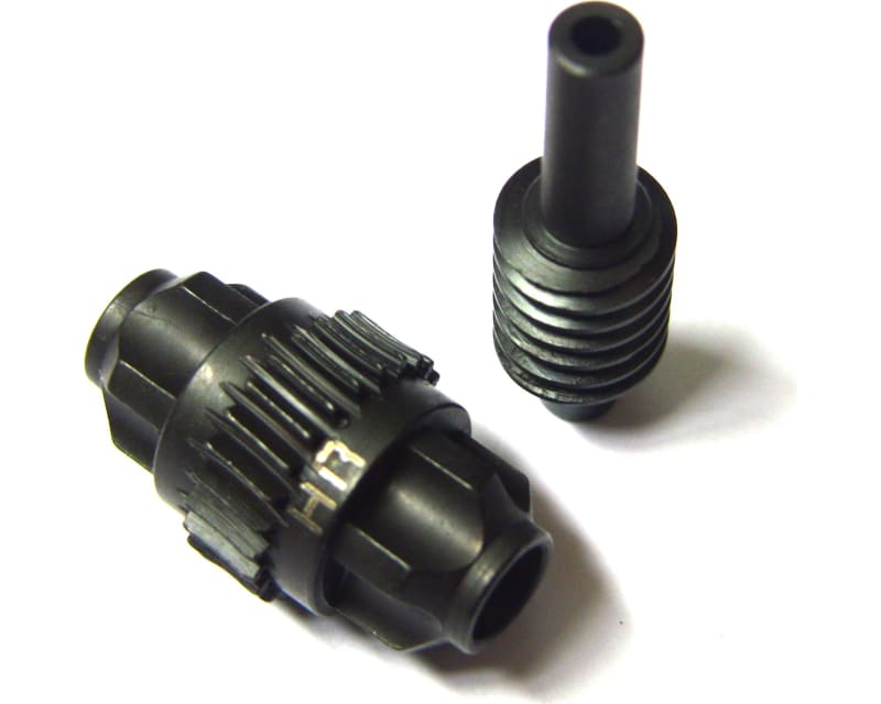 Tap to zoom discontinued Lightened Steel Axle Worm Gear Set (Spool and Pinio