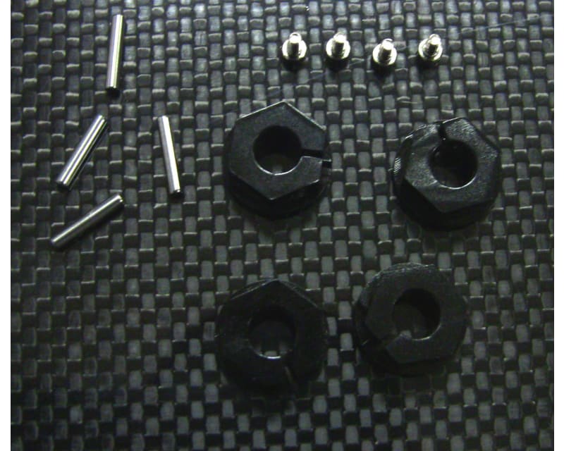 discontinued Black Aluminum Clamping 12mm Hex Hubs