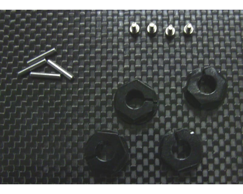 discontinued Black Aluminum Clamping 12mm Hex Hubs