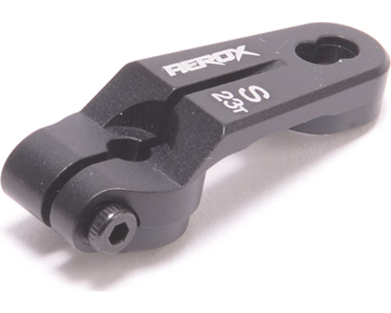 Aerox On-Road alum Servo Arm - Offset 23T Sanwa