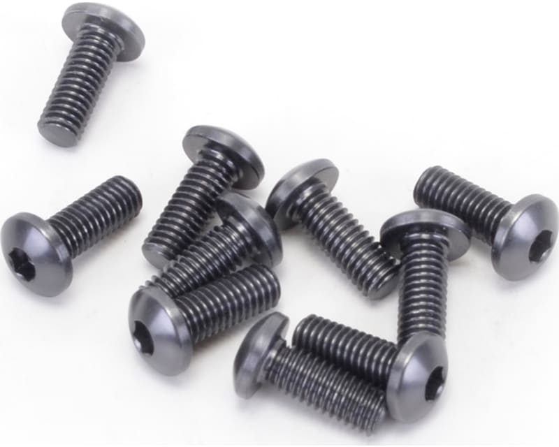 Alloy Button Head Hex Screws M3 x 8 pk10