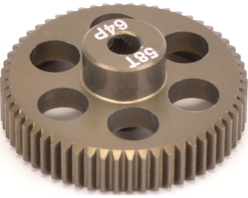 Tap to zoom Pinion Gear 64DP 58T (7075 Hard)
