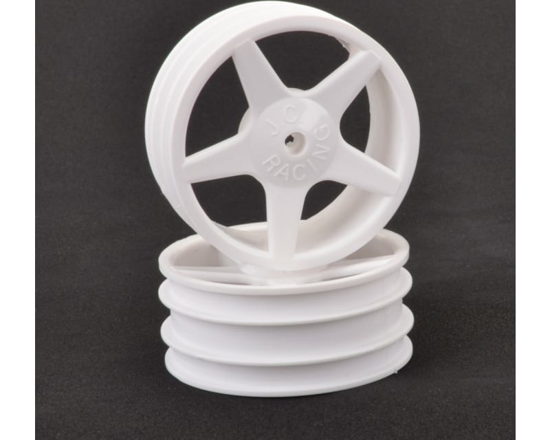 JC 5 Spoke 2.2 Front White Wheel XLS PC - Pr