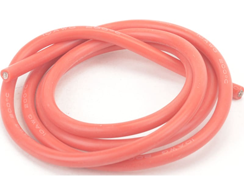 10AWG Silicon Wire - Red - 1 Metre