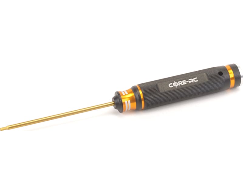 2mm Allen Wrench Hex black/gold 180mm long photo