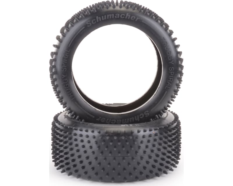 Truggy Spiral Tyre - Silver - Pair