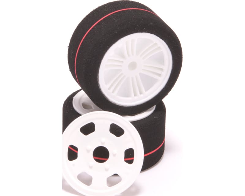 Oval 12th 37sh Pre Glued Red BRCA 51mm diam. photo