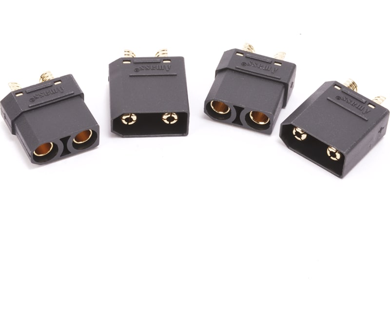 Xt90 Plug M/F Black - 2 Pieces