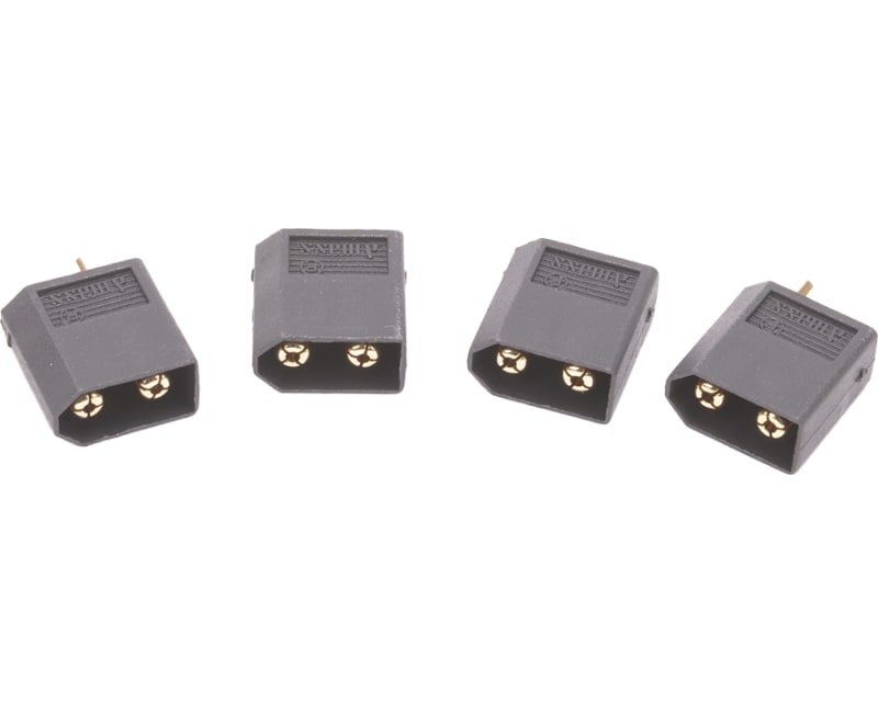 Xt60 Plug Male Only Black - 4 Pieces
