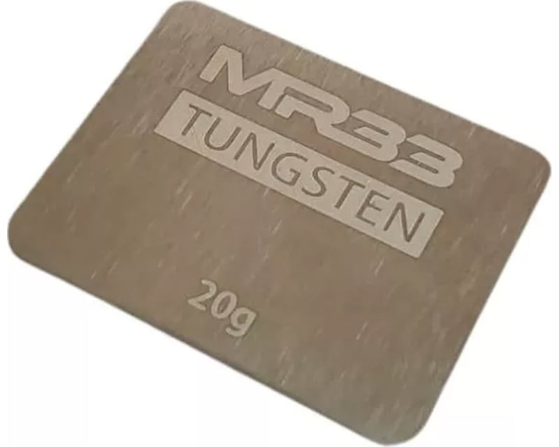 Mr33 Tungsten Weight - 24 X 30 X 1.5mm - 20g