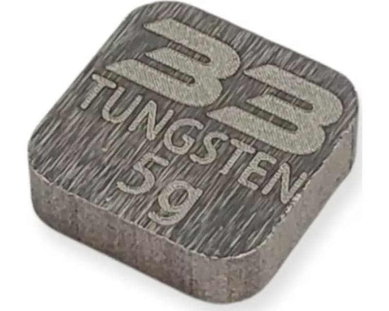 Mr33 Tungsten Weight - 10 X 10 X 3mm - 5g photo
