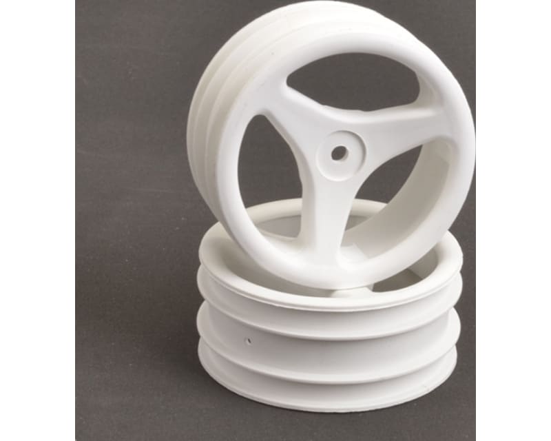 Front Wheels; White 3 Spoke CAT
