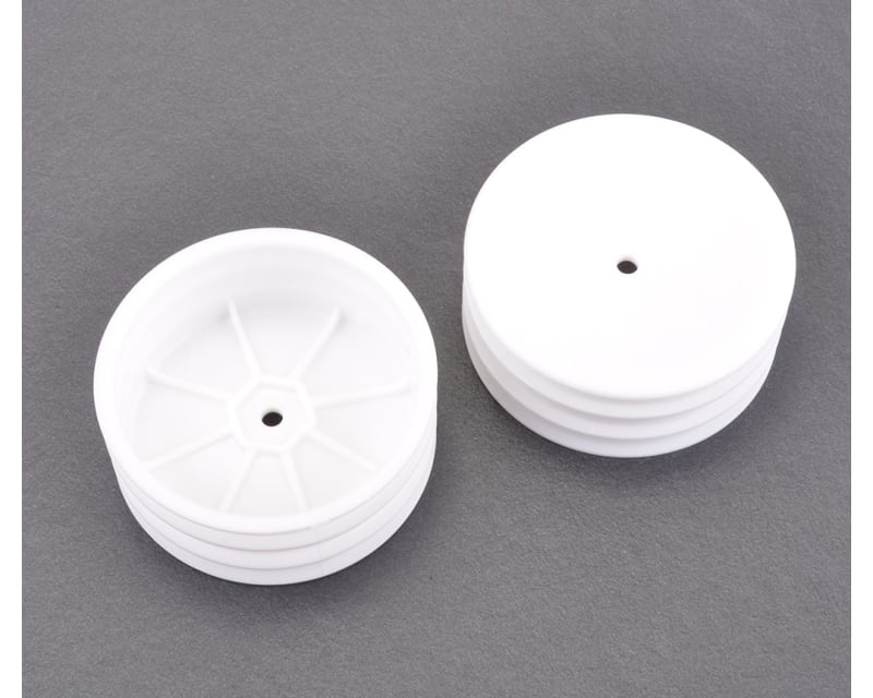 Wheel; Hex Front - White - 2WD - pr photo