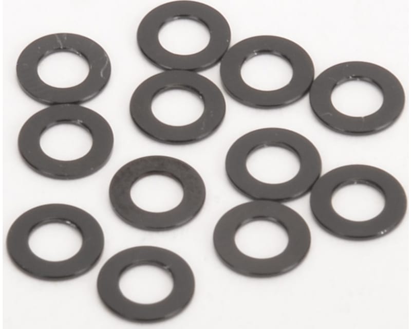 Tap to zoom M3 Black Alloy Washers 0.5mm pk12