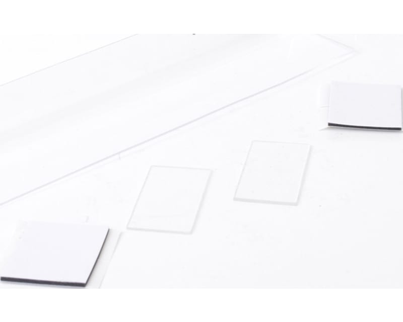 Touring Car Wing + 2 End Plates - Clear