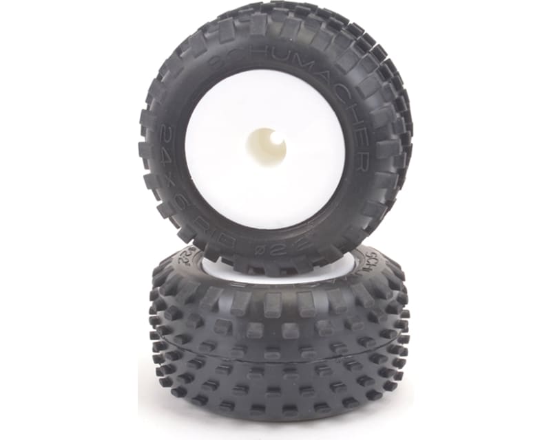 Stagger Rib-Yell-Truck Tyre - Pre-Glued pr