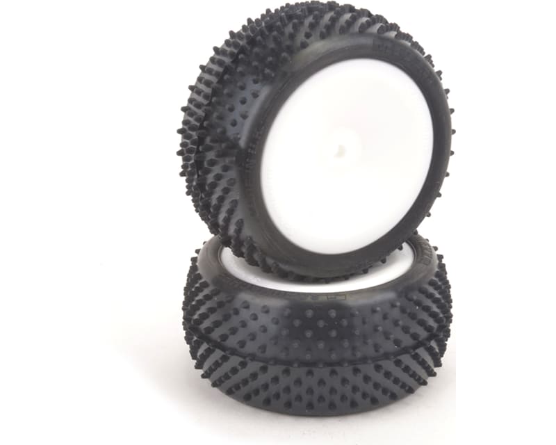 Mezzo Tyre Rear - Silver - Pre-Glued - pr